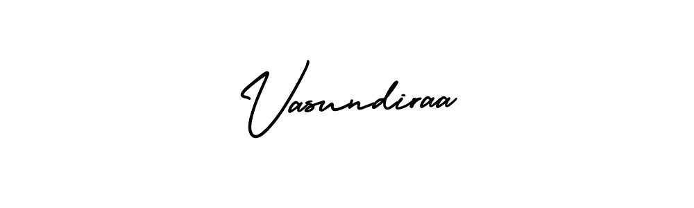 Vasundiraa stylish signature style. Best Handwritten Sign (AmerikaSignatureDemo-Regular) for my name. Handwritten Signature Collection Ideas for my name Vasundiraa. Vasundiraa signature style 3 images and pictures png