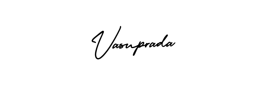 if you are searching for the best signature style for your name Vasuprada. so please give up your signature search. here we have designed multiple signature styles  using AmerikaSignatureDemo-Regular. Vasuprada signature style 3 images and pictures png