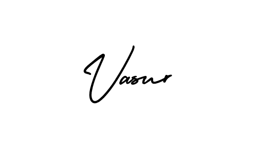 Best and Professional Signature Style for Vasur. AmerikaSignatureDemo-Regular Best Signature Style Collection. Vasur signature style 3 images and pictures png