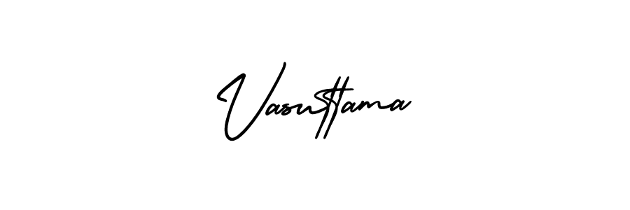 Create a beautiful signature design for name Vasuttama. With this signature (AmerikaSignatureDemo-Regular) fonts, you can make a handwritten signature for free. Vasuttama signature style 3 images and pictures png