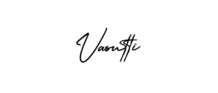 AmerikaSignatureDemo-Regular is a professional signature style that is perfect for those who want to add a touch of class to their signature. It is also a great choice for those who want to make their signature more unique. Get Vasutti name to fancy signature for free. Vasutti signature style 3 images and pictures png