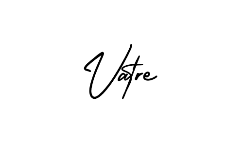 How to make Vatre signature? AmerikaSignatureDemo-Regular is a professional autograph style. Create handwritten signature for Vatre name. Vatre signature style 3 images and pictures png