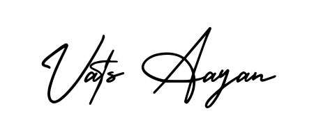 Build your personal autograph collection for name Vats Aayan with AmerikaSignatureDemo-Regular design. Browse, select, and save your favorites. Vats Aayan signature style 3 images and pictures png