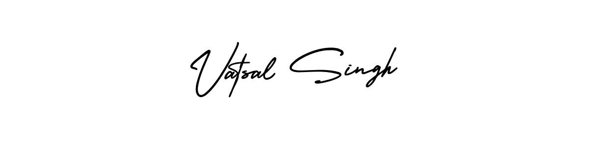 Vatsal Singh stylish signature style. Best Handwritten Sign (AmerikaSignatureDemo-Regular) for my name. Handwritten Signature Collection Ideas for my name Vatsal Singh. Vatsal Singh signature style 3 images and pictures png