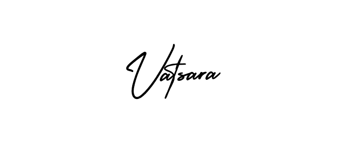 You should practise on your own different ways (AmerikaSignatureDemo-Regular) to write your name (Vatsara) in signature. don't let someone else do it for you. Vatsara signature style 3 images and pictures png