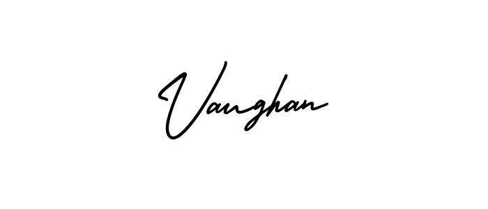 Vaughan stylish signature style. Best Handwritten Sign (AmerikaSignatureDemo-Regular) for my name. Handwritten Signature Collection Ideas for my name Vaughan. Vaughan signature style 3 images and pictures png