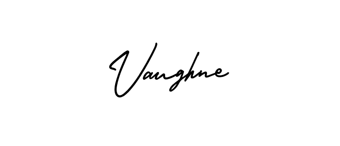 Vaughne stylish signature style. Best Handwritten Sign (AmerikaSignatureDemo-Regular) for my name. Handwritten Signature Collection Ideas for my name Vaughne. Vaughne signature style 3 images and pictures png