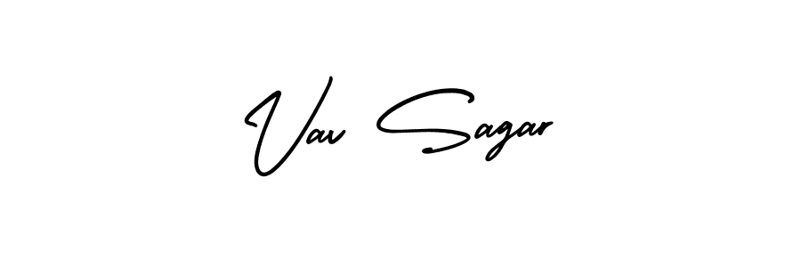 Make a beautiful signature design for name Vav Sagar. Use this online signature maker to create a handwritten signature for free. Vav Sagar signature style 3 images and pictures png