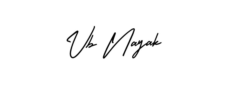 Make a beautiful signature design for name Vb Nayak. With this signature (AmerikaSignatureDemo-Regular) style, you can create a handwritten signature for free. Vb Nayak signature style 3 images and pictures png