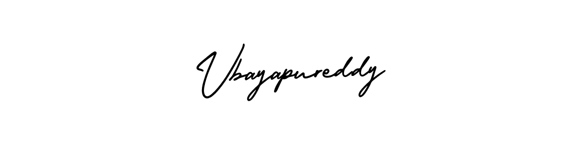 It looks lik you need a new signature style for name Vbayapureddy. Design unique handwritten (AmerikaSignatureDemo-Regular) signature with our free signature maker in just a few clicks. Vbayapureddy signature style 3 images and pictures png