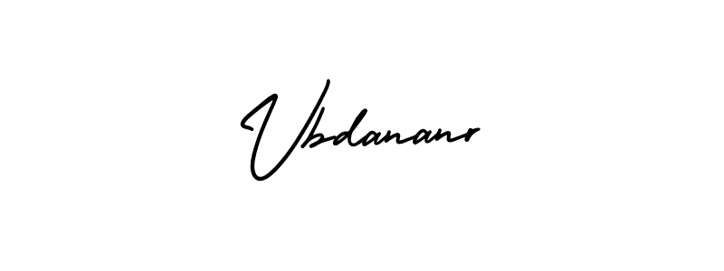 It looks lik you need a new signature style for name Vbdananr. Design unique handwritten (AmerikaSignatureDemo-Regular) signature with our free signature maker in just a few clicks. Vbdananr signature style 3 images and pictures png