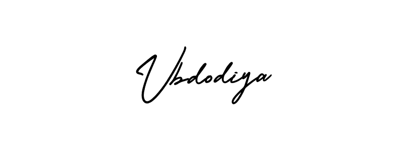 Design your own signature with our free online signature maker. With this signature software, you can create a handwritten (AmerikaSignatureDemo-Regular) signature for name Vbdodiya. Vbdodiya signature style 3 images and pictures png