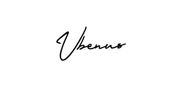 Create a beautiful signature design for name Vbenus. With this signature (AmerikaSignatureDemo-Regular) fonts, you can make a handwritten signature for free. Vbenus signature style 3 images and pictures png