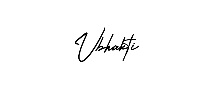 Make a beautiful signature design for name Vbhakti. With this signature (AmerikaSignatureDemo-Regular) style, you can create a handwritten signature for free. Vbhakti signature style 3 images and pictures png