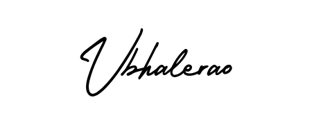 Looking for an artistic signature for Vbhalerao? The AmerikaSignatureDemo-Regular calligraphy style gives a sophisticated flow suitable for business cards and emails. Vbhalerao signature style 3 images and pictures png