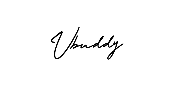 How to make Vbuddy name signature. Use AmerikaSignatureDemo-Regular style for creating short signs online. This is the latest handwritten sign. Vbuddy signature style 3 images and pictures png