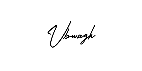 Vbwagh stylish signature style. Best Handwritten Sign (AmerikaSignatureDemo-Regular) for my name. Handwritten Signature Collection Ideas for my name Vbwagh. Vbwagh signature style 3 images and pictures png