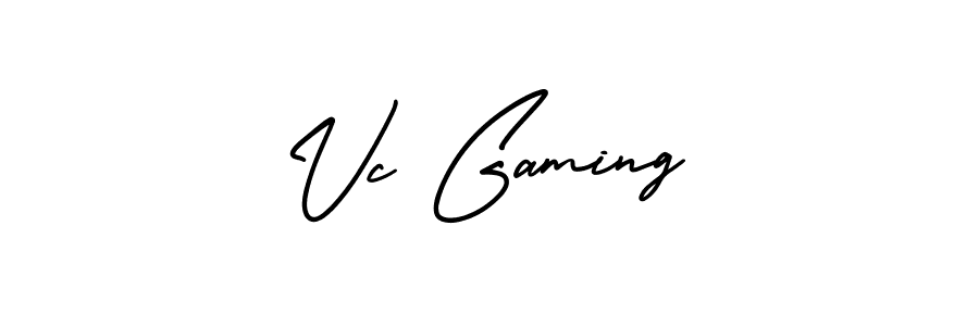 Similarly AmerikaSignatureDemo-Regular is the best handwritten signature design. Signature creator online .You can use it as an online autograph creator for name Vc Gaming. Vc Gaming signature style 3 images and pictures png
