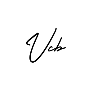 Vcb stylish signature style. Best Handwritten Sign (AmerikaSignatureDemo-Regular) for my name. Handwritten Signature Collection Ideas for my name Vcb. Vcb signature style 3 images and pictures png