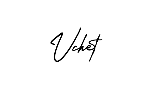 Design your own signature with our free online signature maker. With this signature software, you can create a handwritten (AmerikaSignatureDemo-Regular) signature for name Vchet. Vchet signature style 3 images and pictures png