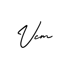if you are searching for the best signature style for your name Vcm. so please give up your signature search. here we have designed multiple signature styles  using AmerikaSignatureDemo-Regular. Vcm signature style 3 images and pictures png