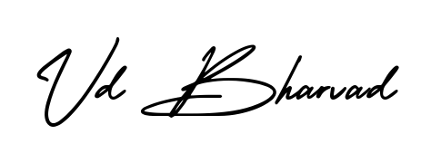 Turn your name Vd Bharvad into a signature brand with AmerikaSignatureDemo-Regular styling. Download in standard PNG or transparent format anytime. Vd Bharvad signature style 3 images and pictures png