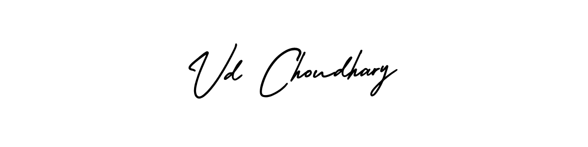 It looks lik you need a new signature style for name Vd Choudhary. Design unique handwritten (AmerikaSignatureDemo-Regular) signature with our free signature maker in just a few clicks. Vd Choudhary signature style 3 images and pictures png