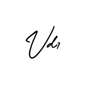 How to make Vd7 name signature. Use AmerikaSignatureDemo-Regular style for creating short signs online. This is the latest handwritten sign. Vd7 signature style 3 images and pictures png