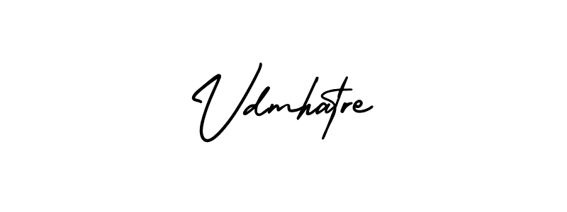 How to make Vdmhatre name signature. Use AmerikaSignatureDemo-Regular style for creating short signs online. This is the latest handwritten sign. Vdmhatre signature style 3 images and pictures png