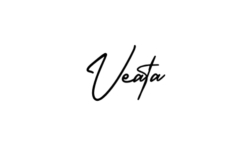 You should practise on your own different ways (AmerikaSignatureDemo-Regular) to write your name (Veata) in signature. don't let someone else do it for you. Veata signature style 3 images and pictures png