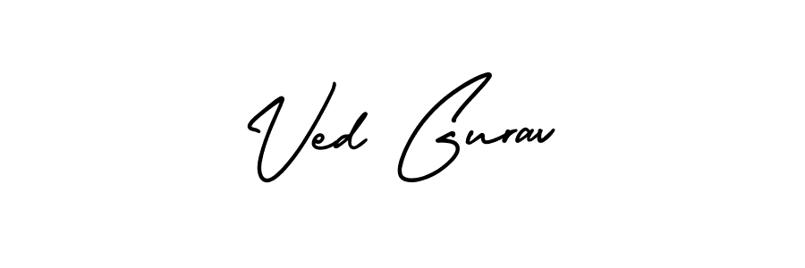 You can use this online signature creator to create a handwritten signature for the name Ved Gurav. This is the best online autograph maker. Ved Gurav signature style 3 images and pictures png