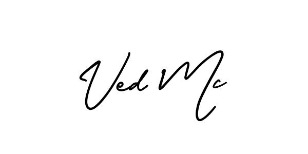 Here are the top 10 professional signature styles for the name Ved Mc. These are the best autograph styles you can use for your name. Ved Mc signature style 3 images and pictures png