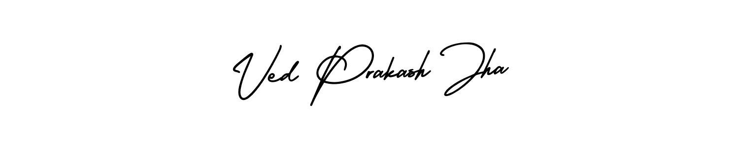 Design your own signature with our free online signature maker. With this signature software, you can create a handwritten (AmerikaSignatureDemo-Regular) signature for name Ved Prakash Jha. Ved Prakash Jha signature style 3 images and pictures png
