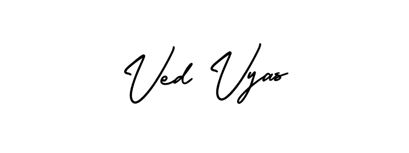 Here are the top 10 professional signature styles for the name Ved Vyas. These are the best autograph styles you can use for your name. Ved Vyas signature style 3 images and pictures png
