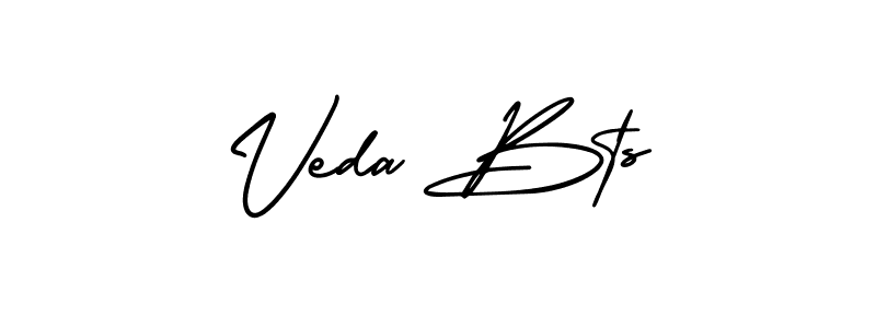 This is the best signature style for the Veda Bts name. Also you like these signature font (AmerikaSignatureDemo-Regular). Mix name signature. Veda Bts signature style 3 images and pictures png