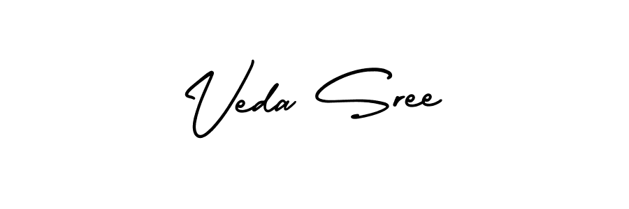 Also we have Veda Sree name is the best signature style. Create professional handwritten signature collection using AmerikaSignatureDemo-Regular autograph style. Veda Sree signature style 3 images and pictures png