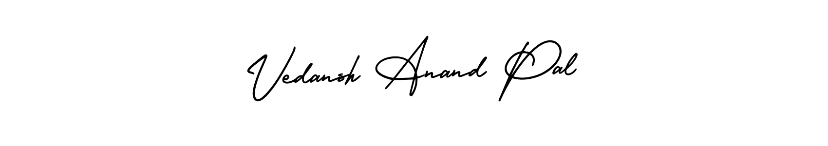 Make a beautiful signature design for name Vedansh Anand Pal. Use this online signature maker to create a handwritten signature for free. Vedansh Anand Pal signature style 3 images and pictures png