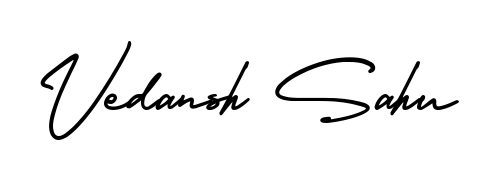 AmerikaSignatureDemo-Regular is a professional signature style that is perfect for those who want to add a touch of class to their signature. Get Vedansh Sahu name fancy signature for free. Vedansh Sahu signature style 3 images and pictures png
