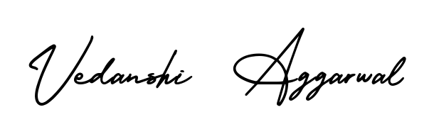 See photos of Vedanshi  Aggarwal official signature. Check more albums & portfolios. Read reviews & check more about AmerikaSignatureDemo-Regular font. Vedanshi  Aggarwal signature style 3 images and pictures png
