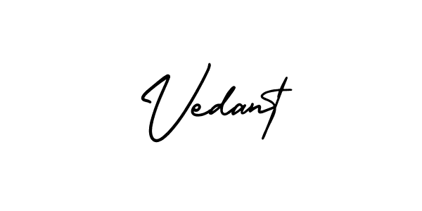 AmerikaSignatureDemo-Regular is a professional signature style that is perfect for those who want to add a touch of class to their signature. It is also a great choice for those who want to make their signature more unique. Get Vedant name to fancy signature for free. Vedant signature style 3 images and pictures png