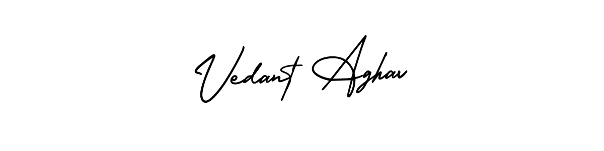 How to make Vedant Aghav signature? AmerikaSignatureDemo-Regular is a professional autograph style. Create handwritten signature for Vedant Aghav name. Vedant Aghav signature style 3 images and pictures png