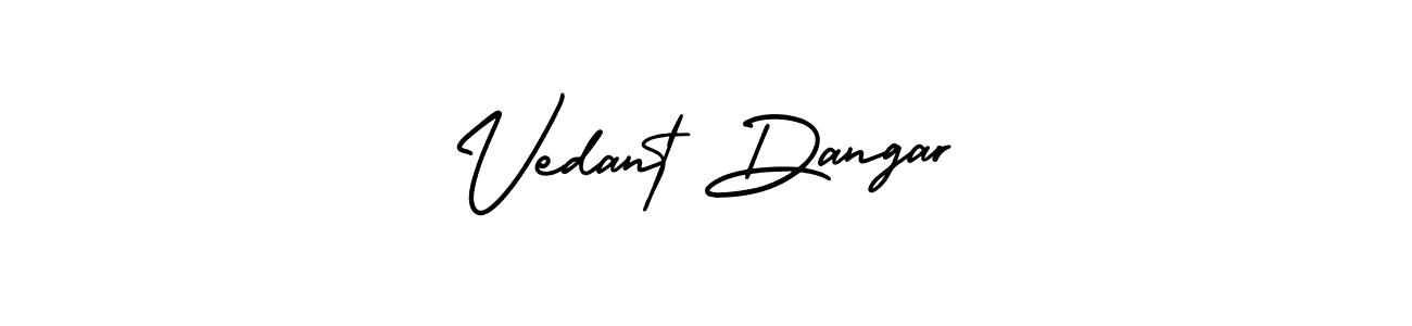 Also we have Vedant Dangar name is the best signature style. Create professional handwritten signature collection using AmerikaSignatureDemo-Regular autograph style. Vedant Dangar signature style 3 images and pictures png