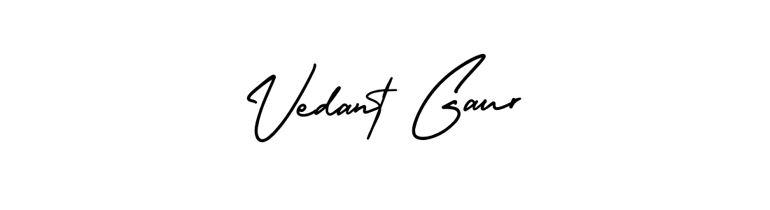 Check out images of Autograph of Vedant Gaur name. Actor Vedant Gaur Signature Style. AmerikaSignatureDemo-Regular is a professional sign style online. Vedant Gaur signature style 3 images and pictures png