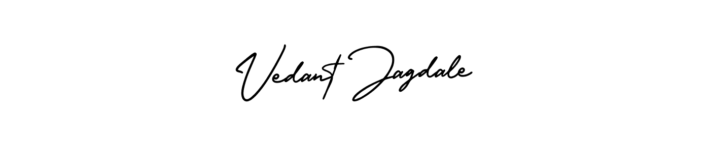 How to make Vedant Jagdale signature? AmerikaSignatureDemo-Regular is a professional autograph style. Create handwritten signature for Vedant Jagdale name. Vedant Jagdale signature style 3 images and pictures png