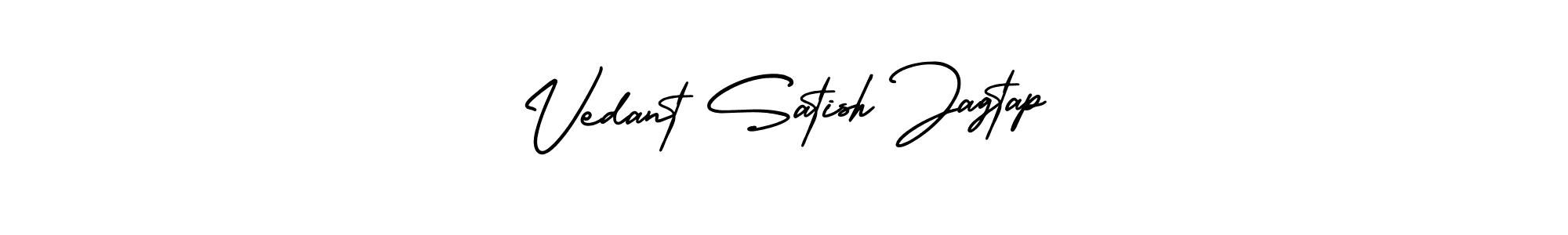 Make a beautiful signature design for name Vedant Satish Jagtap. Use this online signature maker to create a handwritten signature for free. Vedant Satish Jagtap signature style 3 images and pictures png