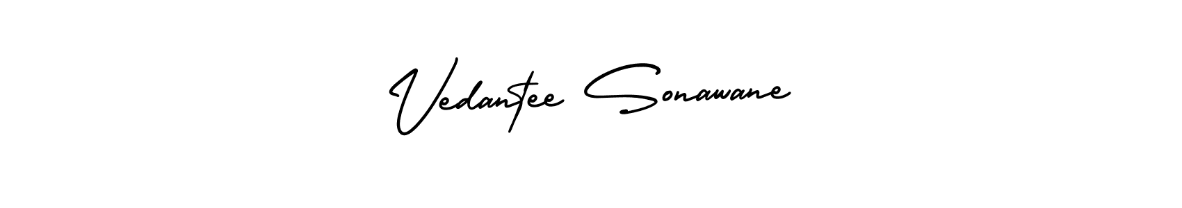 Make a beautiful signature design for name Vedantee Sonawane. Use this online signature maker to create a handwritten signature for free. Vedantee Sonawane signature style 3 images and pictures png