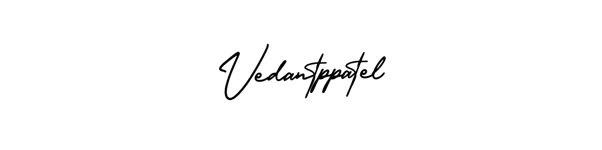 Make a beautiful signature design for name Vedantppatel. Use this online signature maker to create a handwritten signature for free. Vedantppatel signature style 3 images and pictures png