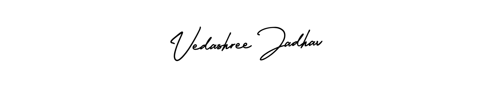 Make a short Vedashree Jadhav signature style. Manage your documents anywhere anytime using AmerikaSignatureDemo-Regular. Create and add eSignatures, submit forms, share and send files easily. Vedashree Jadhav signature style 3 images and pictures png