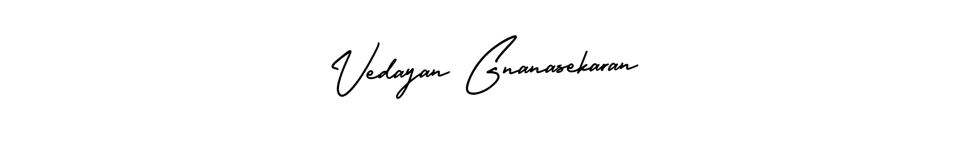 Also we have Vedayan Gnanasekaran name is the best signature style. Create professional handwritten signature collection using AmerikaSignatureDemo-Regular autograph style. Vedayan Gnanasekaran signature style 3 images and pictures png