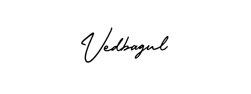 if you are searching for the best signature style for your name Vedbagul. so please give up your signature search. here we have designed multiple signature styles  using AmerikaSignatureDemo-Regular. Vedbagul signature style 3 images and pictures png